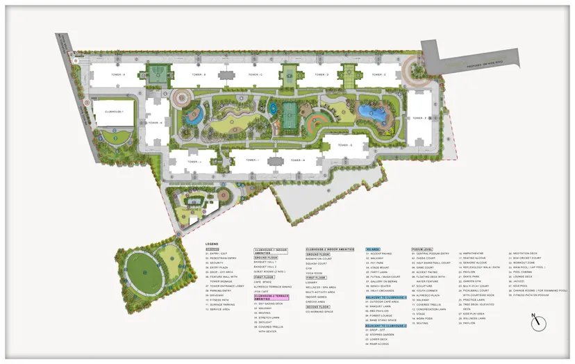 Godrej Ivara Pune Master Plan Layout in Kharadi